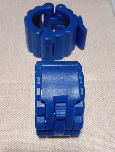 Blue dumbbell set olympic - blue,